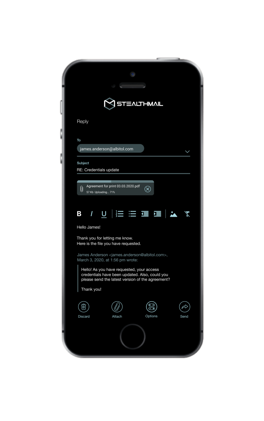 StealthMail for Mobile
