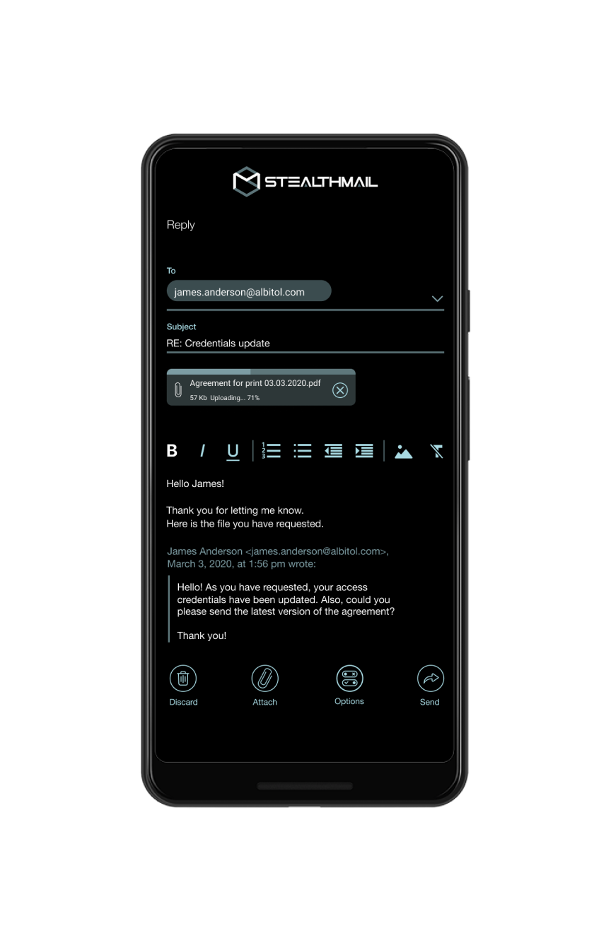 StealthMail for Mobile