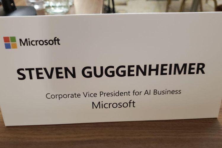 Steve Guggenheimer Meets with StealthMail and Other Top Microsoft Partners